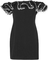 ROTATE BIRGER CHRISTENSEN - Ruffle-Detail Mini Dress - Lyst