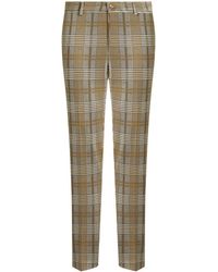 Etro - Tailored Checked Trousers - Lyst