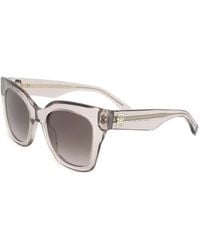 Tommy Hilfiger - Monogram-Plaque Square-Frame Sunglasses - Lyst