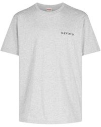 Supreme - T-shirt en coton à logo imprimé - Lyst