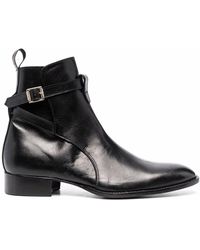 Giuliano Galiano - Buckle Strap Ankle Boots - Lyst