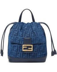 Fendi - Rucksack Mit Logo-Schild - Lyst