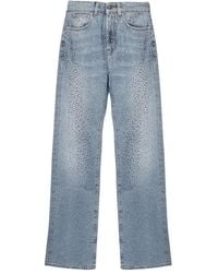 John Richmond - Crystal-Embellished Jeans - Lyst