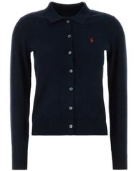Polo Ralph Lauren - Polo-Collar Buttoned Cotton Cardigan - Lyst