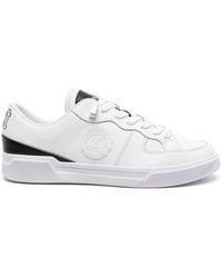 Just Cavalli - Logo-Patch Leather Sneakers - Lyst