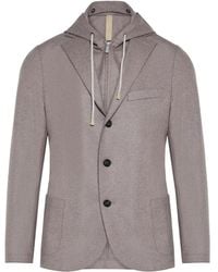 Eleventy - Hooded Three-Button Jacket - Lyst