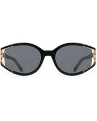 Ferragamo Eyewear - Oval-Frame Sunglasses - Lyst