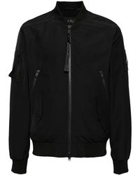 Moose Knuckles - Courville Logo-Appliqué Bomber Jacket - Lyst