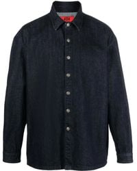 424 - Long-Sleeve Denim Shirt - Lyst