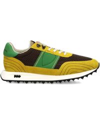 Philippe Model - Mesh Sneakers Met Suède Vlakken - Lyst