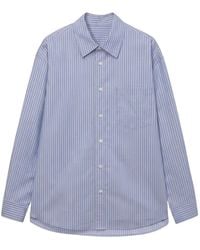 DUNST - Striped Long-Sleeve Shirt - Lyst