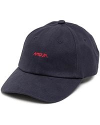 Maison Labiche - Embroidered-Slogan Cotton Cap - Lyst
