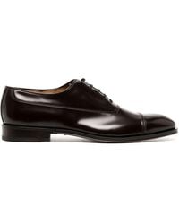 Ferragamo - Patent-finish Leather Oxford Shoes - Lyst