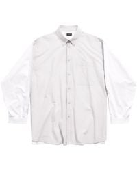 Balenciaga - 3b Sports Icon Hybrid Shirt - Lyst