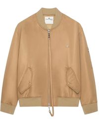 Courreges - Logo-Embroidered Bomber Jacket - Lyst