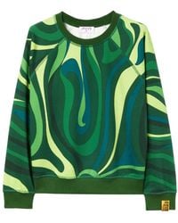 PUCCI - Sweatshirt Mit Marmo-Print - Lyst