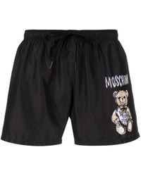 Moschino - Teddy Bear-print Swim Shorts - Lyst