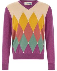Ballantyne - Jersey con motivo de rombos - Lyst