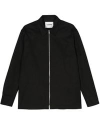 Jil Sander - Hemdjacke Mit Reißverschluss - Lyst