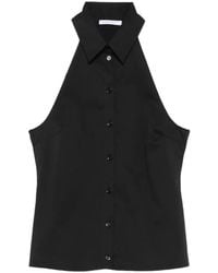 Patrizia Pepe - Button Halterneck Top - Lyst
