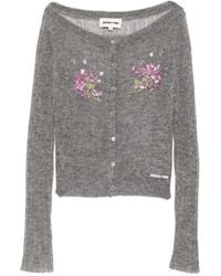 ShuShu/Tong - Cardigan À Fleurs Orné De Perles - Lyst