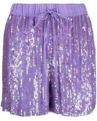P.A.R.O.S.H. - Shorts Mit Pailletten - Lyst