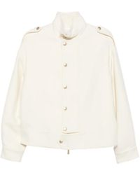 Eleventy - Button-Up Wool Jacket - Lyst
