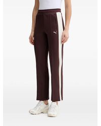 PUMA - T7 Logo-Embroidered Side-Stripe Track Pants - Lyst