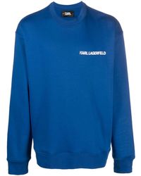 Karl Lagerfeld - Ikonik 2.0 Sweatshirt mit Logo-Print - Lyst