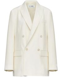 MM6 by Maison Margiela - Double-Breasted Jacket - Lyst