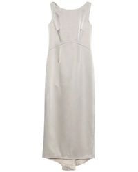 Fely Campo - Boat Neck Dress - Lyst