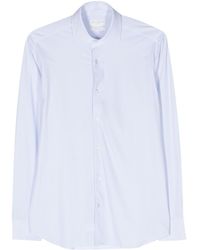 Dell'Oglio - Striped Classic-collar Shirt - Lyst
