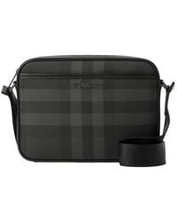 Burberry - Borsa a tracolla Muswell con pelle - Lyst