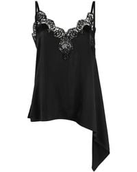 DSquared² - Chantilly-Lace Asymmetric Top - Lyst