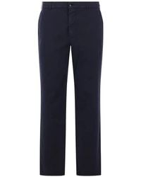 Agnona - Buttoned Straight-Leg Trousers - Lyst
