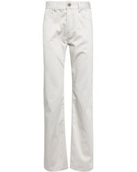 Ami Paris - Logo-Patch Straight Trousers - Lyst