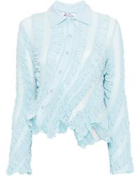 Anni Salonen - Chemise Torsadée À Volants - Lyst