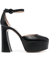 Gianvito Rossi - Holly D'Orsay Platform Pumps - Lyst
