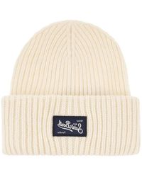 MC2 Saint Barth - Berry Logo-Patch Beanie Hat - Lyst