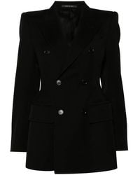 Balenciaga - Wool Double-Breasted Jacket - Lyst