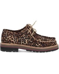 Bekk - Fondo Leopard-Print Derby Shoes - Lyst