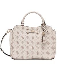 Guess - Monogram Charm-Detail Tote Bag - Lyst