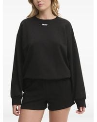DKNY - Logo-Detail Pyjama Top - Lyst