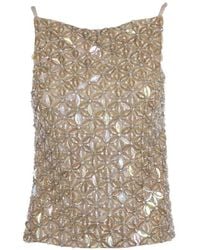 P.A.R.O.S.H. - Haut Brodé De Sequins - Lyst