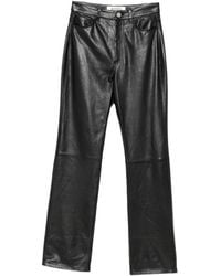 Rohe - Leather Flared Trousers - Lyst