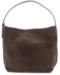 Liviana Conti - Suede Shoulder Bag - Lyst