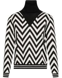 Fracomina - Jacquard Roll-Neck Sweater - Lyst