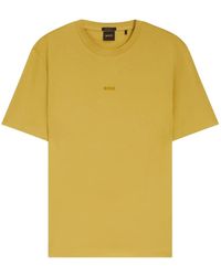 BOSS - Relaxed-Fit T-Shirt With A Layered Logo Print - Lyst