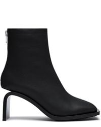 Courreges - Stream Leather Ankle Boots - Lyst