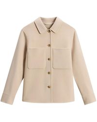 Woolrich - Buttoned Wool Over Shirt - Lyst